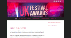 Desktop Screenshot of festivalawards.com