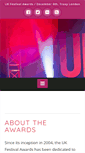 Mobile Screenshot of festivalawards.com