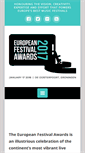 Mobile Screenshot of eu.festivalawards.com