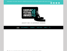 Tablet Screenshot of eu.festivalawards.com